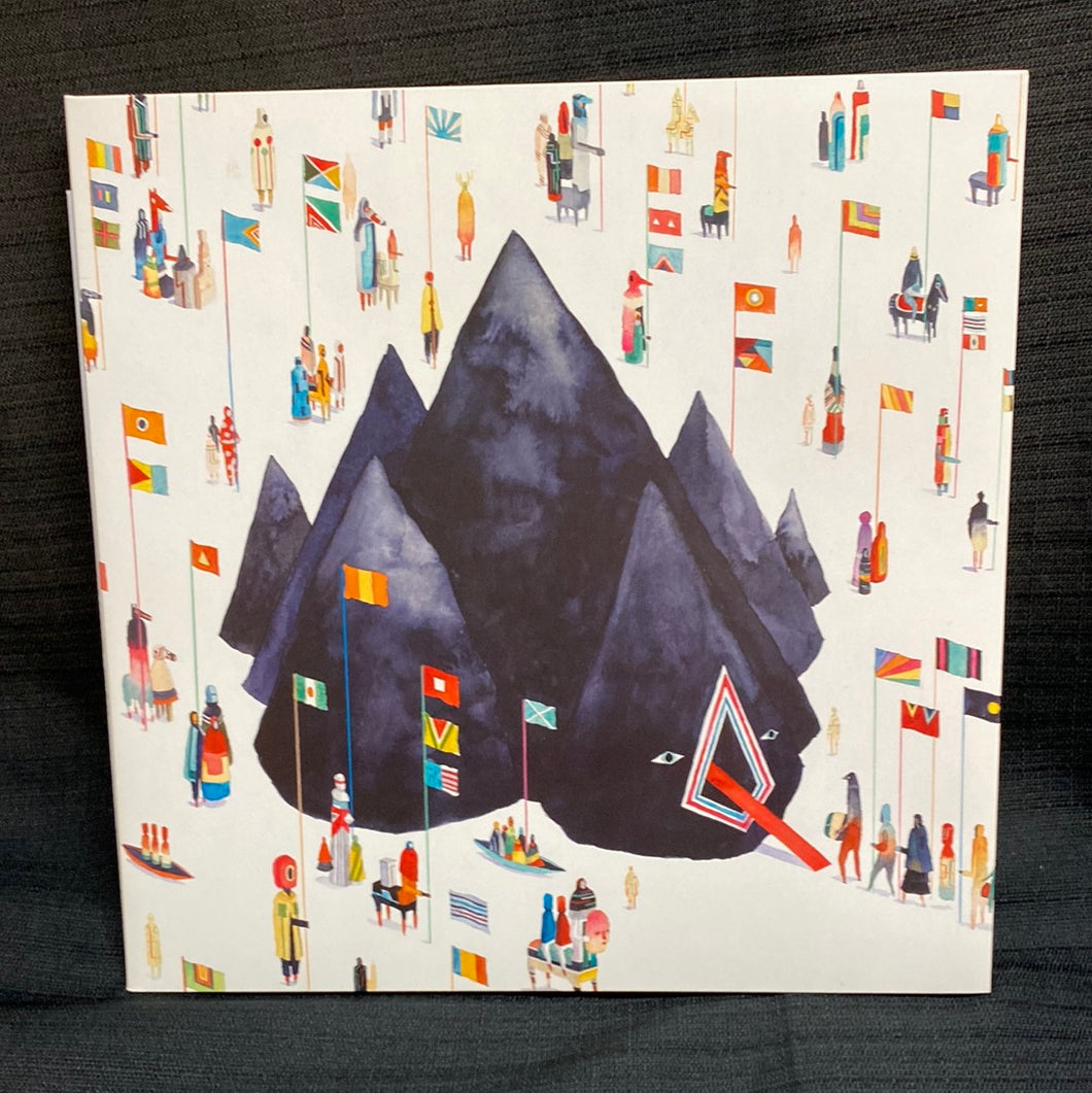 YOUNG THE GIANT - HOME OF THE STRANGE LP (USED, TRI-COLORED VINYL)