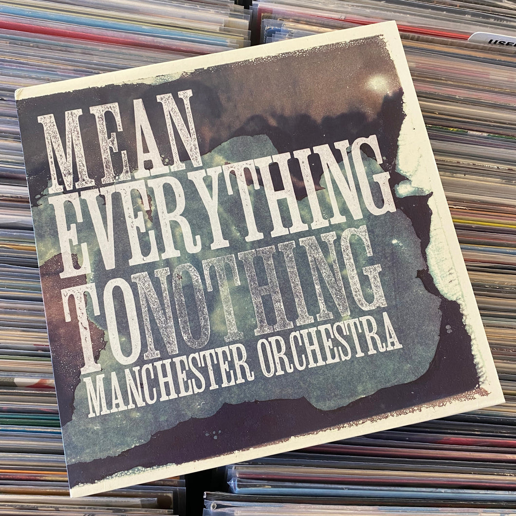 MANCHESTER ORCHESTRA – MEAN EVERYTHING TO NOTHING LP (USED, BLUE VINYL)