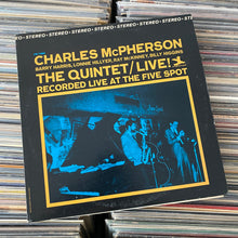 Load image into Gallery viewer, MCPHERSON, CHARLES ‎– THE QUINTET/LIVE! (RECORDED LIVE AT THE FIVE SPOT) LP (USED)
