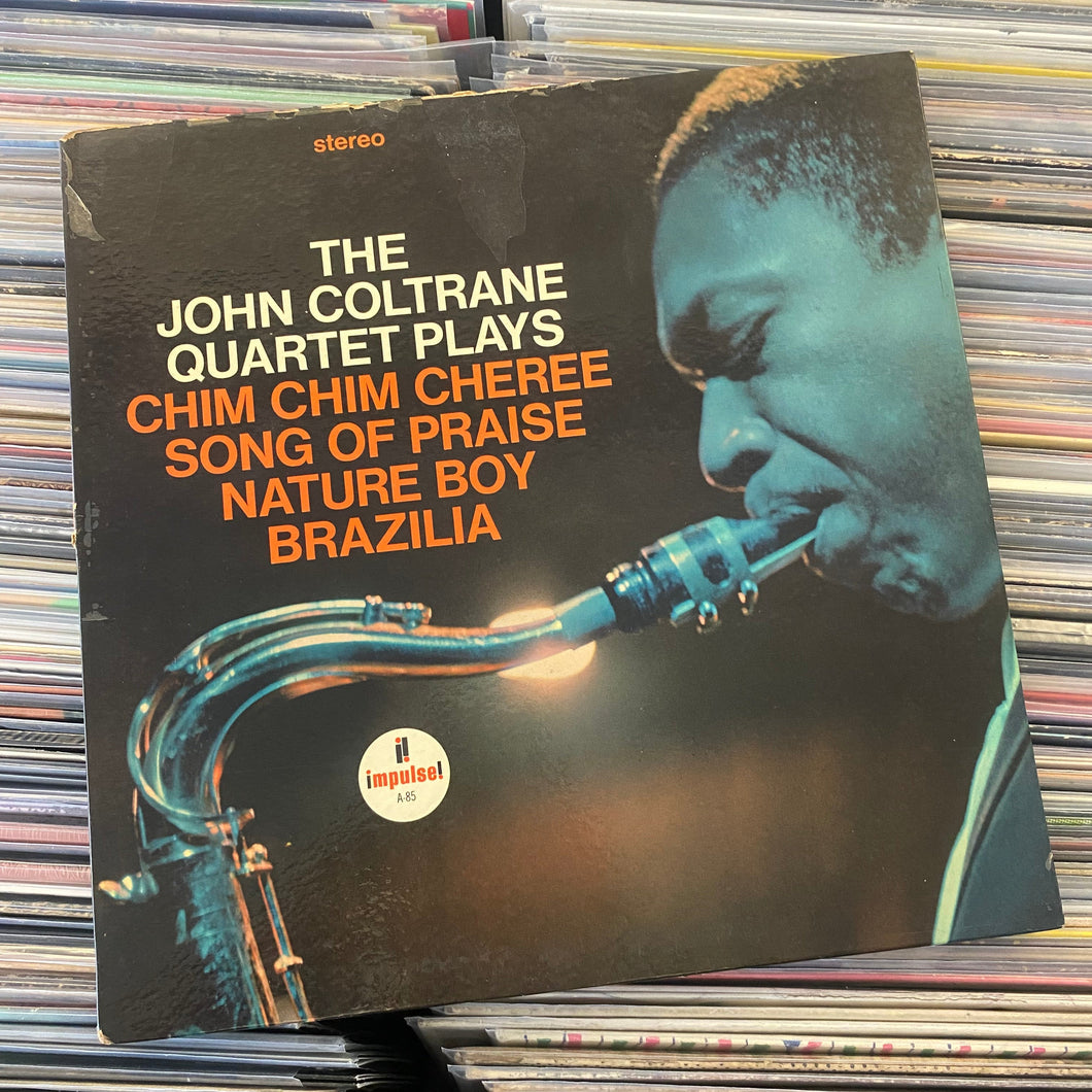 COLTRANE, JOHN QUARTET – THE JOHN COLTRANE QUARTET PLAYS LP (USED, '68)