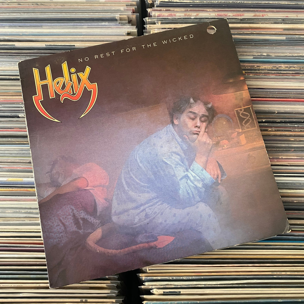 HELIX – NO REST FOR THE WICKED LP (USED, '83)