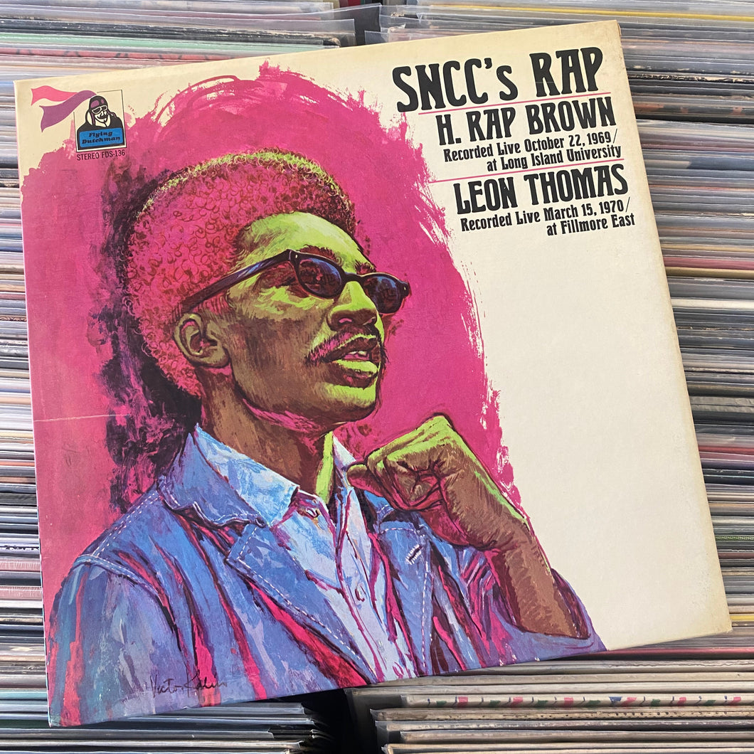 THOMAS, LEON & H. RAP BROWN – SNCC'S RAP LP (USED, '70)