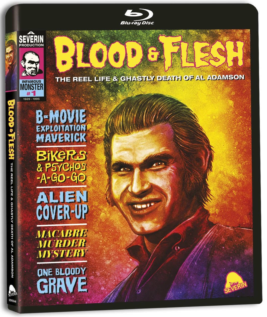 BLOOD & FLESH: THE REEL LIFE & GHASTLY DEATH OF AL ADAMSON BLU-RAY
