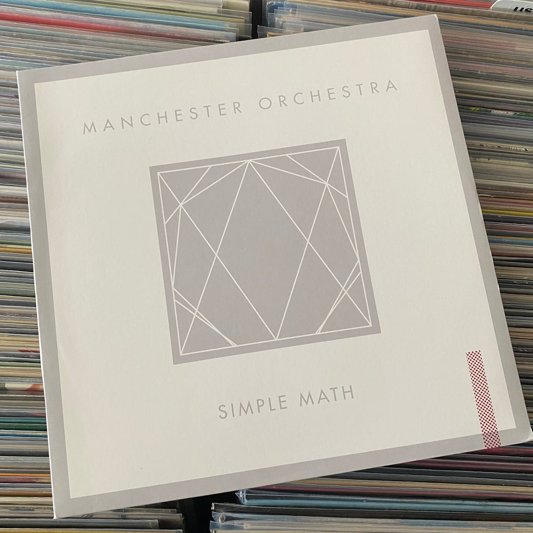 MANCHESTER ORCHESTRA – SIMPLE MATH LP (USED, WHITE VINYL)