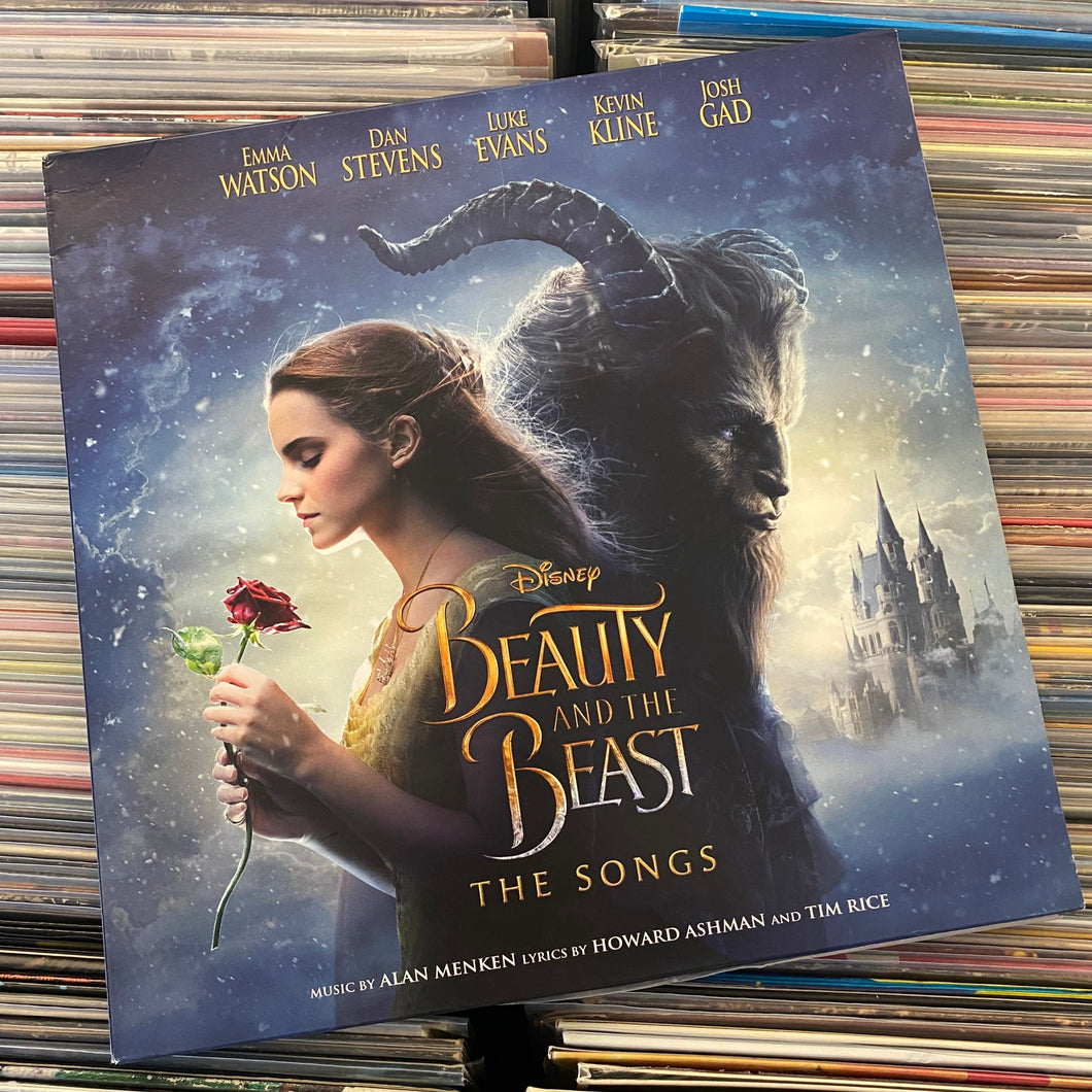 MENKEN, ALAN, HOWARD ASHMAN AND TIM RICE ‎– BEAUTY AND THE BEAST (THE SONGS) LP (USED, BLUE VINYL)