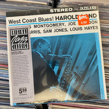 Load image into Gallery viewer, LAND, HAROLD – WEST COAST BLUES! LP (SEALED! '84 REISSUE)
