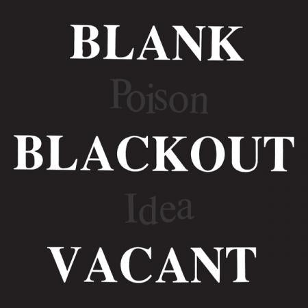 POISON IDEA - BLANK BLACKOUT VACANT 2XLP