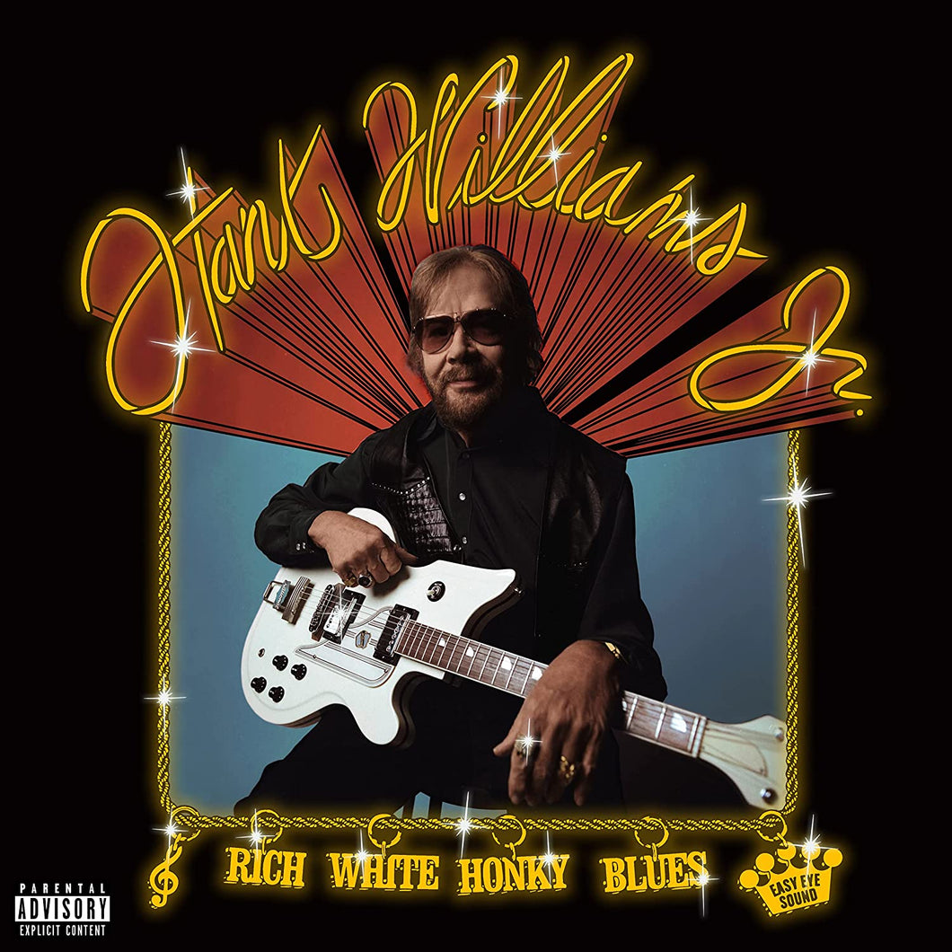 WILLIAMS JR., HANK - RICH WHITE HONKY BLUES LP
