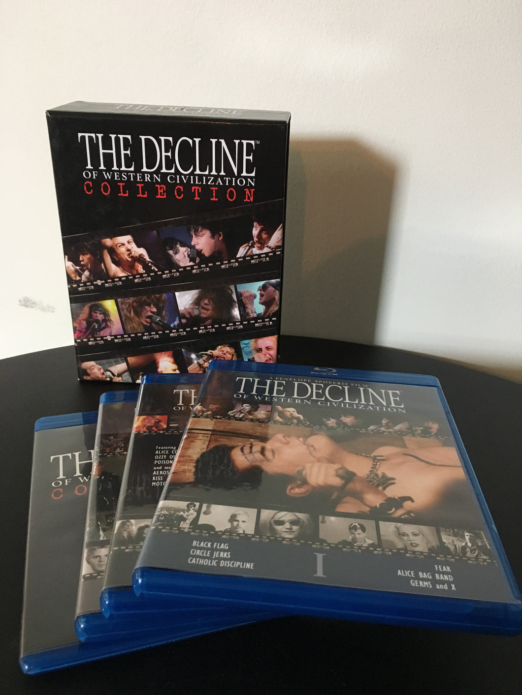 DECLINE OF WESTERN CIVILIZATION COLLECTION 4 DISC BLU-RAY BOX SET (USED)